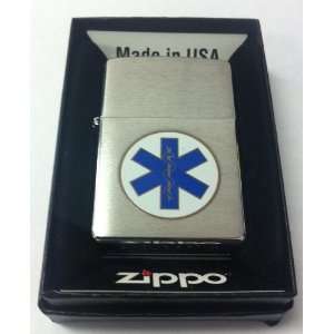  Zippo Custom Lighter   EMT Symbol