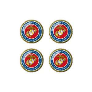 United States Marine Corps Symbol   Wheel Center Cap 3D Domed Set of 4 