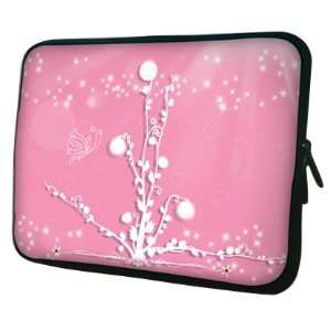  13 inch Winter White Decoration / Pink Notebook Laptop 