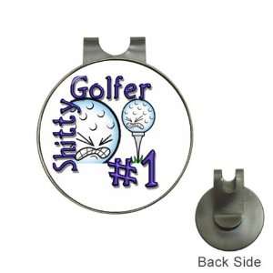   Golf Ball Marker Hat Clip Funny Golfer Design
