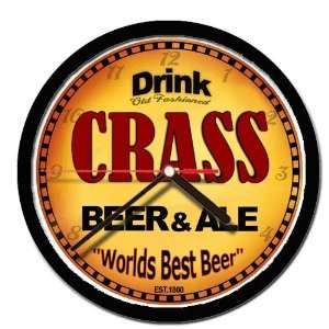  CRASS beer and ale cerveza wall clock 