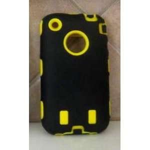  IPHONE CASE IPHONE 3G 3GS CASE SILICONE/HARD COVER BLACK 