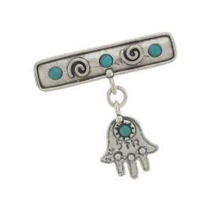  Turquoise Stones. 925 Sterling Silver. Designed in ISRAEL By Bili 