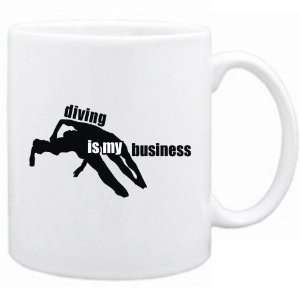 New  Diving Is My Business   Mug Sports
