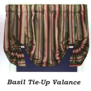  Mateo Stripe Tie up Curtain Valance