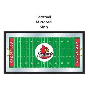  Louisville Cardinals NCAA Football Mirrored Sign Sports 