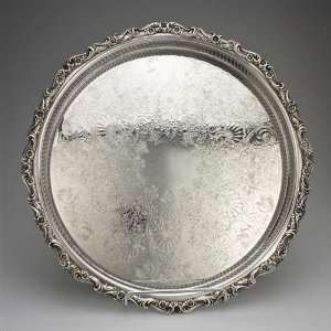  Countess by Deep Silver, Silverplate Serving Tray, Round 