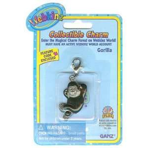  Webkinz Gorilla Charm Toys & Games