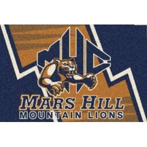 Mars Hill Mountain Lions 28 x 310 Team Spirit Area Rug