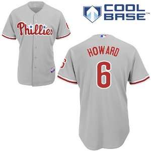  Philadelphia Phillies Ryan Howard Authentic Road Cool Base 