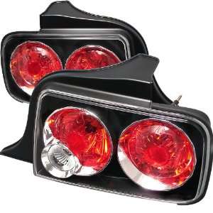  Ford Mustang 05 09 Altezza Tail Lights   Black Automotive