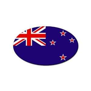  New Zealand Flag Oval Magnet