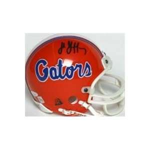  Jabar Gaffney autographed Football Mini Helmet (Florida 