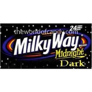 Milky Way Midnight Dark   24 Pack  Grocery & Gourmet Food