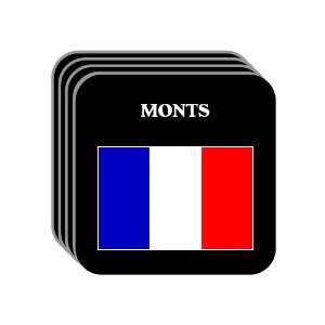  France   MONTS Set of 4 Mini Mousepad Coasters 
