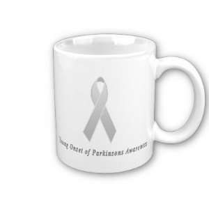  Young Onset Parkinsons Awareness Ribbon Coffee Mug 