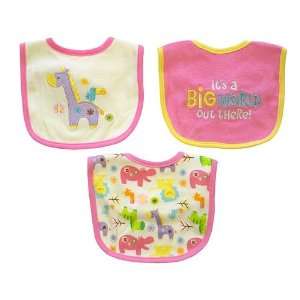  Baby Treasures 3 pk. Safari Bibs Baby