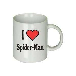  I Love Spider Man Coffee Cup Mug 