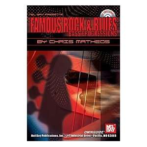  Famous Rock & Blues Bass Progressions QWIKGUIDE Book/CD 