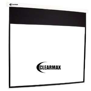 com ClearMax TM 43/100 Inch Remote Control Electric Projector Screen 