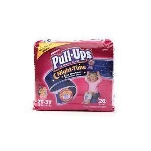  Huggies Pull Ups, Girls Night Time, 2T 3T 26 DIAPERS 