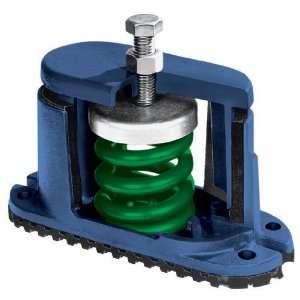   , 1000lbs Capacity, 1 Deflection, 1000lbs/in Spring Constant, Blue