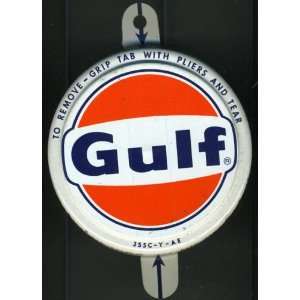 Gulf Oil Company Vintage Metal Bottle Cap