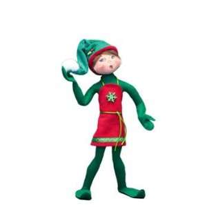  Annalee Mobilitee Doll Green Corduroy Elf 14 Everything 