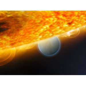  Artists Impression of a Jupiter Size Extrasolar Planet 