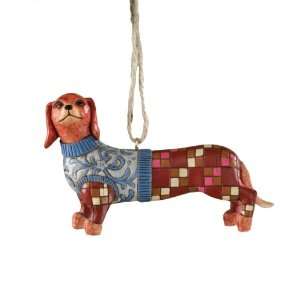  Jim Shore Heartwood Creek Dachshund with Quilt Pattern 