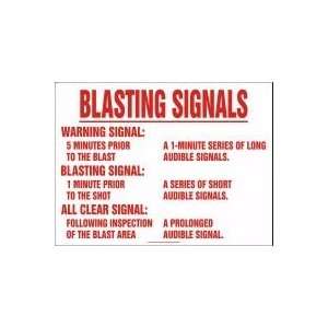  BLAST A 1 MINUTE SERIES OF LONG AUDIBLE SIGNALS. BLASTING SIGNAL 1 