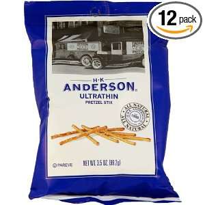 HK Anderson Ultrathin Pretzel Stix, 3.5 ounce (Pack of 12)