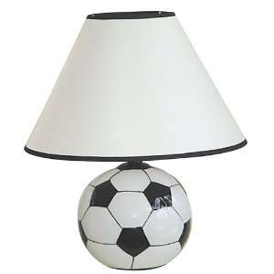    Ceramic Soccer Ball Table Lamp Case Pack 2 