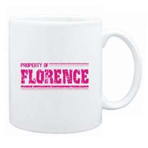  New  Property Of Florence Retro  Mug Name