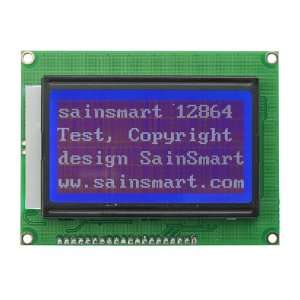  SainSmart 12864 128x64 Graphic Blue LCD Display Module 