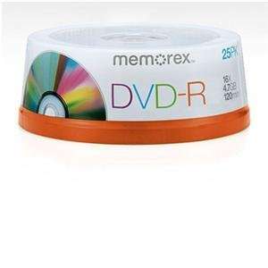   Memorex 05638 DVD R 16X 4.7GB for General use 25/spindle Electronics