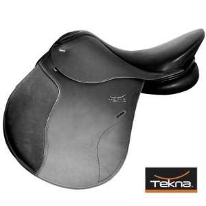    Tekna S Line All Purpose Saddle Black, 17.5
