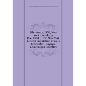  7th census, 1850, New York microform. Reel 0504   1850 New 