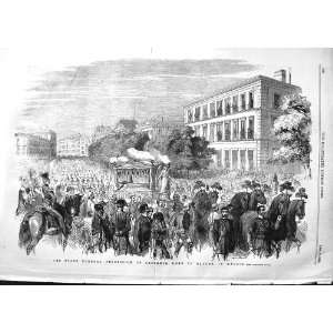  1852 State Funeral Procession Castanos Duke Baylen