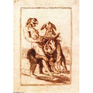   Francisco de Goya   24 x 34 inches   Miren que grabes