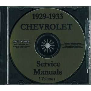  1929 1930 1931 1932 1933 CHEVY PICKUP TRUCK Service Manual 