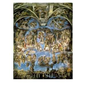  Sistine Chapel, the Last Judgement Giclee Poster Print 