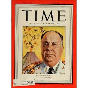 1948 Cover TIME Somoza Nicaragua Dictator Chaliapin   Original Cover