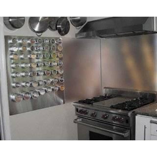 Stainless Backsplash, 36 X 30 with Hemmed Edges by RiversEdge