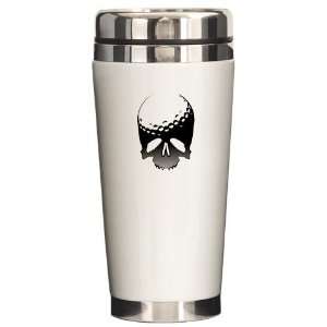  Golf or Die Funny Ceramic Travel Mug by  