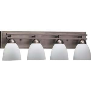  Quorum Lighting 4LT VANITY W/GLS   AS