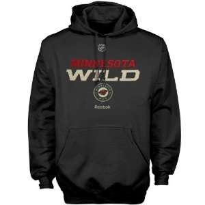 Reebok Minnesota Wild Black Team Speedy Hoody Sweatshirt  