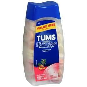  TUMS ULTRA 1000 ASSORTED FRUIT 160Tablets Health 