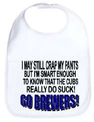   THE CUBS REALLY DO SUCK FUNNY ITEM TO PROTECT A SHIRT AWESOME BABY BIB