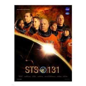  Pivot Publishing   B PPBPVP2164 STS 131 Crew Poster  18 x 